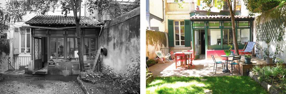 Rénovation du jardin d'une maison à Nantes